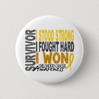 Badge Rond 5 Cm Cancer d'enfance du survivant 4