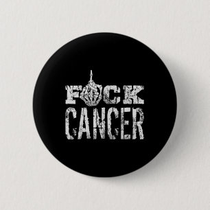 Badge Rond 5 Cm Cancer du col de l'utérus Squelette Sensibilisatio