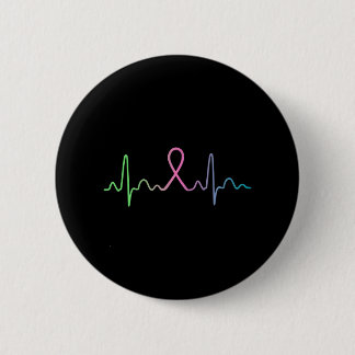 Badge Rond 5 Cm Cancer du sein métastatique Sensibilisation aux ba