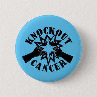 Badge Rond 5 Cm Cancer Knockout