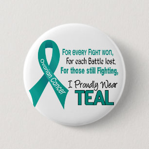 Badge Rond 5 Cm Cancer ovarien pour le chaque ..... je porte