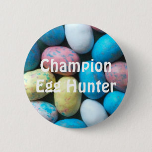 Badge Rond 5 Cm Candy Easter Eggs Button