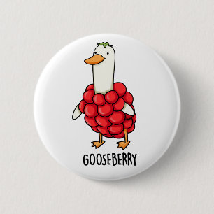 Badge Rond 5 Cm Canon à baies amusant Gooseberry