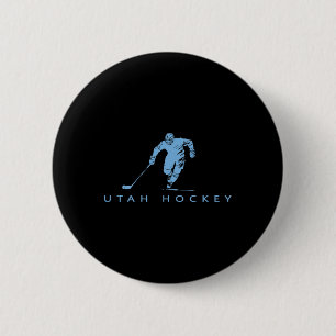 Badge Rond 5 Cm Canyon Hockey d'Eddy Hockey Utah