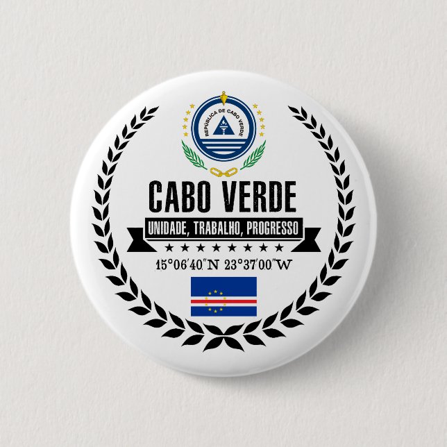 Badge Rond 5 Cm Cap-Vert (Devant)