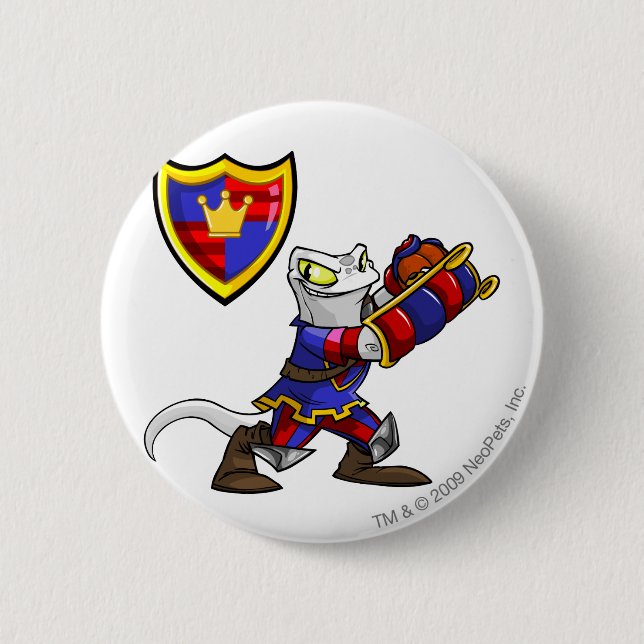 Badge Rond 5 Cm Capitaine 1 d'équipe de Meridell (Devant)