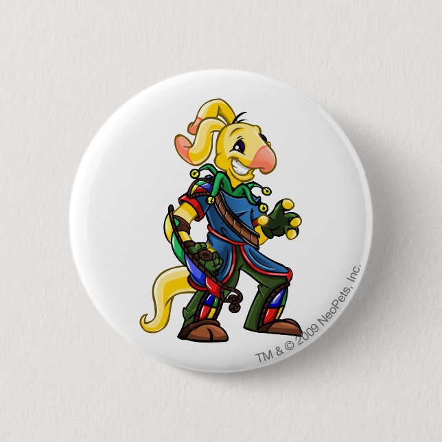 Badge Rond 5 Cm Capitaine 2 d'équipe d'île de Roo (Devant)