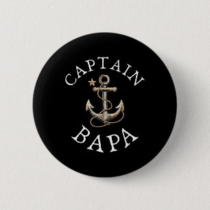 Badge Rond 5 Cm Capitaine Pa Bateau Voile Bateau Ancien Ancre Amus