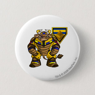 Badge Rond 5 Cm Capitaine perdu 1 d'équipe de désert