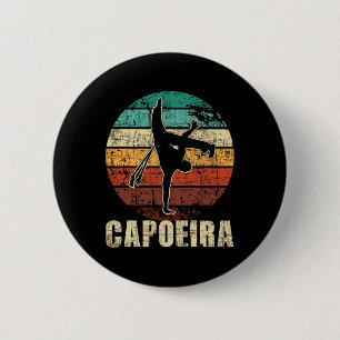 Badge Rond 5 Cm Capoeira - Kickboxing Arts Martiaux Brésiliens Mma