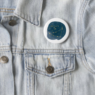 Badge Rond 5 Cm Capricorne
