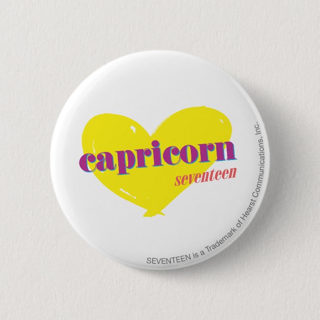 Badge Rond 5 Cm Capricorne 3 (Devant)