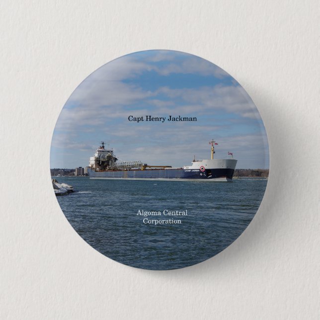 Badge Rond 5 Cm Capt Henry Jackman bouton (Devant)