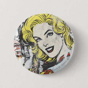 Badge Rond 5 Cm Capteurs de bande dessinée Supergirl 1