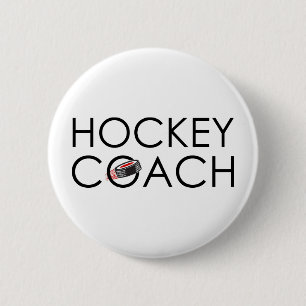 Badge Rond 5 Cm Car d'hockey