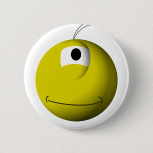 Badge Rond 5 Cm Caractère d'arme nucléaire