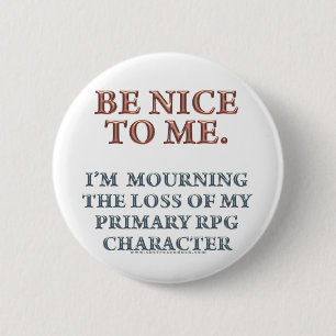 Badge Rond 5 Cm Caractère pleurant