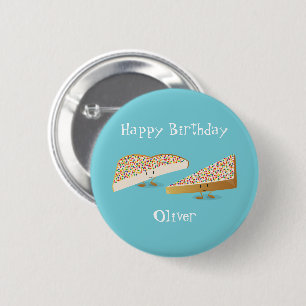 Badge Rond 5 Cm Caractères Fairy Bread   Bouton