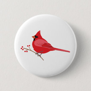Badge Rond 5 Cm Cardinal du nord