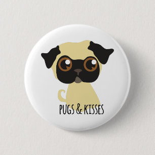 Badge Rond 5 Cm Carlins et baisers