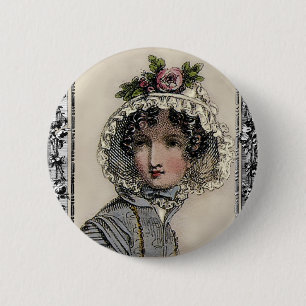 Badge Rond 5 Cm Caroline