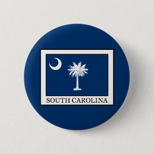 Badge Rond 5 Cm Caroline du Sud