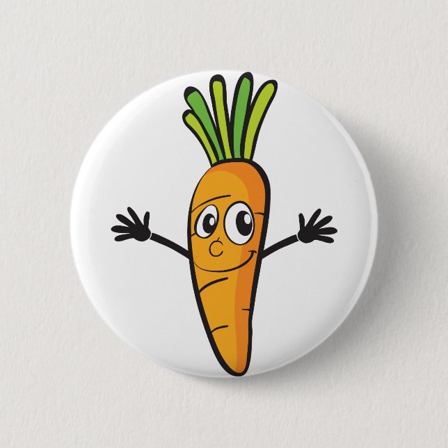 Badge Rond 5 Cm carotte (Devant)