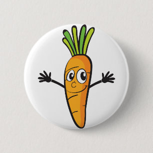 Badge Rond 5 Cm carotte