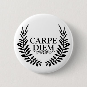 Badge Rond 5 Cm Carpe diem