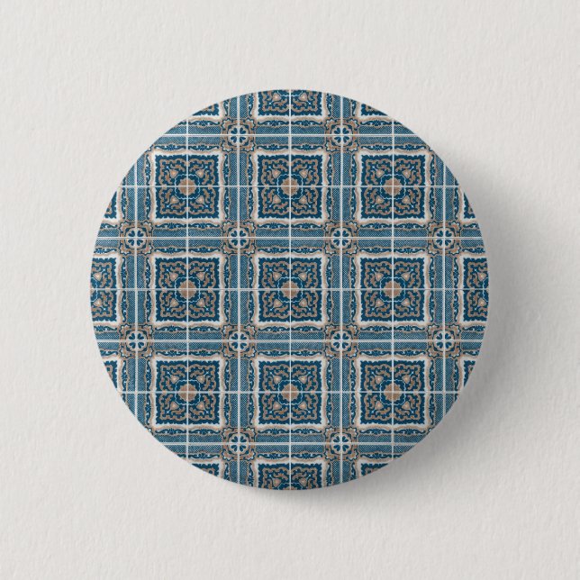 Badge Rond 5 Cm Carreaux de céramique (Devant)