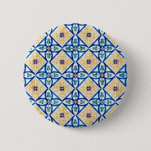 Badge Rond 5 Cm Carreaux en céramique