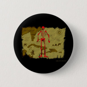 Badge Rond 5 Cm Carte #6 de jolly roger