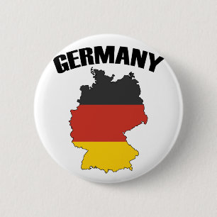 Badge Rond 5 Cm Carte Allemagne - Drapeau allemand - Deutschland T