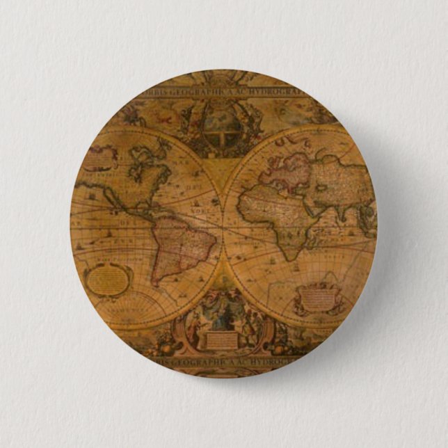 BADGE ROND 5 CM CARTE ANTIQUE (Devant)