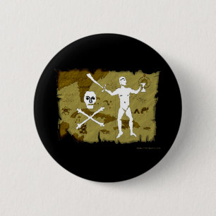 Badge Rond 5 Cm Carte de jolly roger # 5