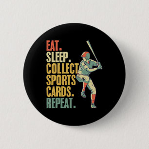 Badge Rond 5 Cm Carte de sport Collecte de baseball de baseball de