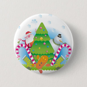 Badge Rond 5 Cm carte de voeux