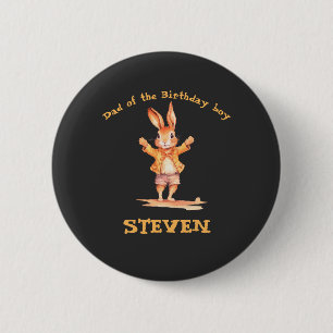 Badge Rond 5 Cm Cartes d'animaux pour le premier anniversaire