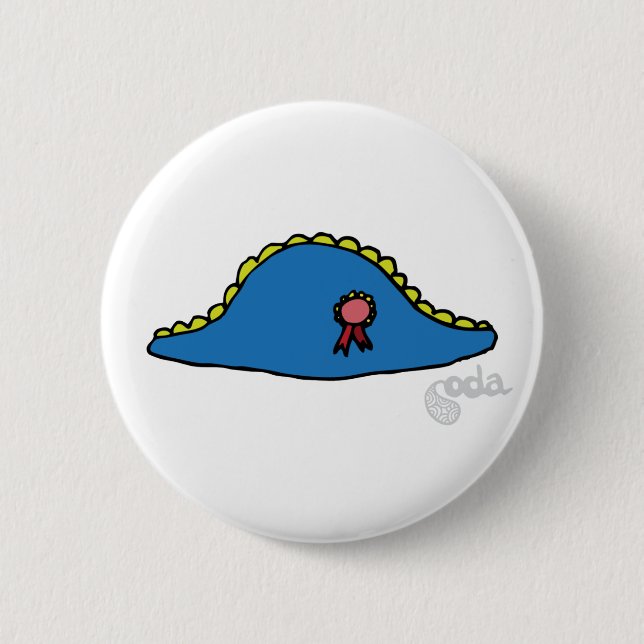 Badge Rond 5 Cm CASQUETTE ! Pin du ¼ 2" (Devant)