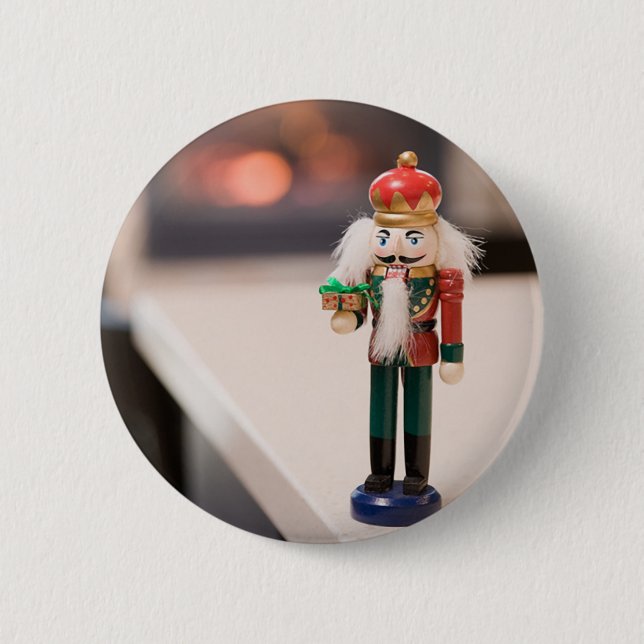 Badge Rond 5 Cm Casse-noix (Devant)