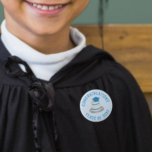 Badge Rond 5 Cm Catégorie de diplôme Favoriser Félicitations Bouto