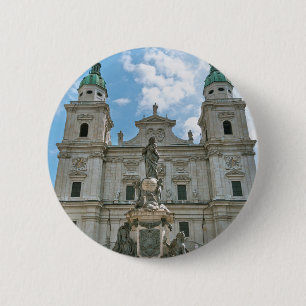 Badge Rond 5 Cm Cathédrale de Salzbourg