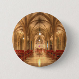 Badge Rond 5 Cm Cathédrale nationale de Washington Bethlehem Chape