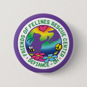 Badge Rond 5 Cm Catstock3 - bouton 2014 de logo