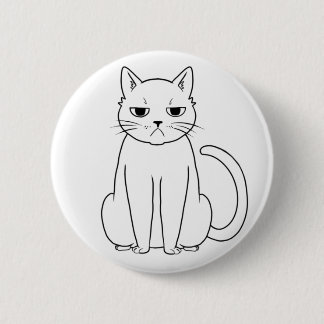 Badge Rond 5 Cm Cattitude