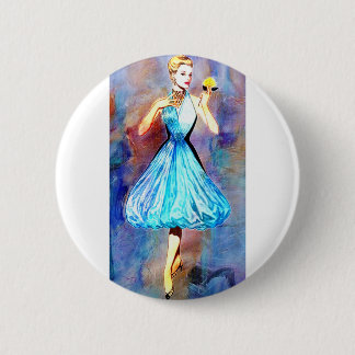 BADGE ROND 5 CM CATWALK CIRCA 1950