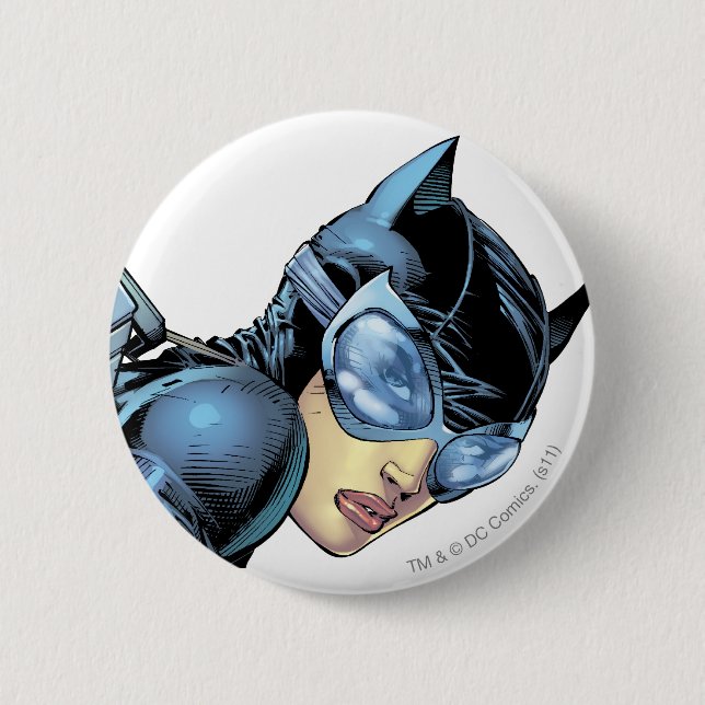 Badge Rond 5 Cm Catwoman Stare (Devant)
