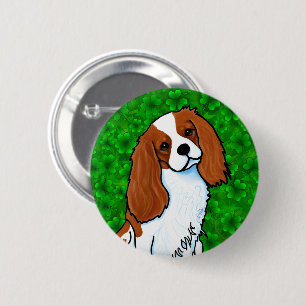 Badge Rond 5 Cm Cavalier King Charles Spaniel Bouton