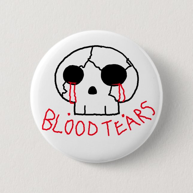 Badge Rond 5 Cm Caveira chorando (Devant)