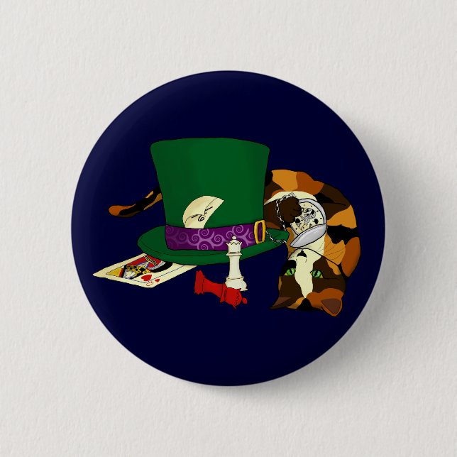 Badge Rond 5 Cm Ce côté du bouton de psyché (Devant)
